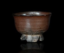 画像をギャラリービューアに読み込む, 三藤るい 粉引割高台茶碗 銘「烏揚羽」