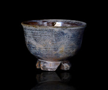 画像をギャラリービューアに読み込む, 三藤るい 粉引割高台茶碗 銘「縹星」
