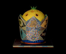 画像をギャラリービューアに読み込む, 伊藤北斗 釉刻色絵金銀彩 香炉