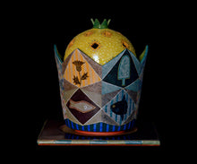 画像をギャラリービューアに読み込む, 伊藤北斗 釉刻色絵金銀彩 香炉