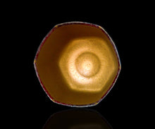 画像をギャラリービューアに読み込む, 伊藤北斗 釉刻色絵金銀彩 面取茶盌 -Moon-