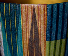 画像をギャラリービューアに読み込む, 伊藤北斗 釉刻色絵金銀彩 面取茶盌 -Moon-