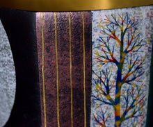 画像をギャラリービューアに読み込む, 伊藤北斗 釉刻色絵金銀彩 面取茶盌 -Moon-