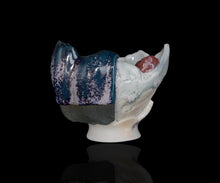 画像をギャラリービューアに読み込む, 加藤真美 フロスト釉 酒盃「丹頂」