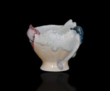画像をギャラリービューアに読み込む, 加藤真美 フロスト釉 酒盃「丹頂」