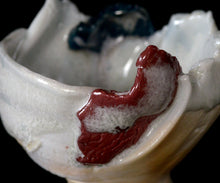 画像をギャラリービューアに読み込む, 加藤真美 フロスト釉 酒盃「丹頂」