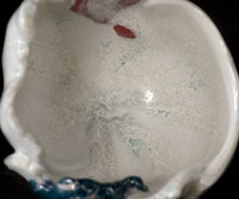 画像をギャラリービューアに読み込む, 加藤真美 フロスト釉 酒盃「丹頂」