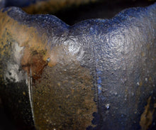 Load image into Gallery viewer, Hiroshi Gozeki Sohen-Guro Chawan "La nuit étoilée #28"