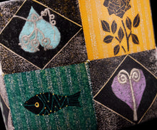 画像をギャラリービューアに読み込む, 伊藤北斗 釉刻色絵金銀彩 面取茶碗 -Chameleon-