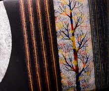 画像をギャラリービューアに読み込む, 伊藤北斗 釉刻色絵金銀彩 面取茶碗 -Moon-