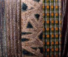 画像をギャラリービューアに読み込む, 伊藤北斗 釉刻色絵金銀彩 面取茶碗 -Moon-