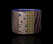 画像をギャラリービューアに読み込む, 伊藤北斗 釉刻色絵金銀彩 面取茶碗 -Moon-