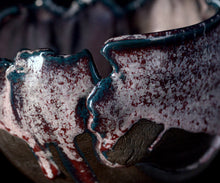 画像をギャラリービューアに読み込む, 加藤真美 フロスト釉茶碗 銘「宵宮」