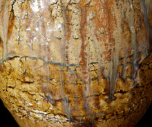 画像をギャラリービューアに読み込む, 松村遷 本沼淡雪手黄瀬戸炻黄壺 銘「龍玉」