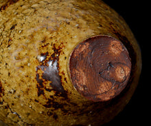 画像をギャラリービューアに読み込む, 松村遷 本沼淡雪手黄瀬戸炻黄壺 銘「龍玉」