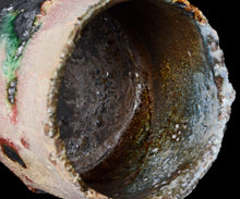 画像をギャラリービューアに読み込む, 吉見螢石 窯変須恵茶盌