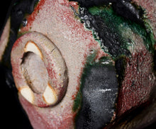 画像をギャラリービューアに読み込む, 吉見螢石 窯変須恵茶盌