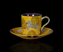 画像をギャラリービューアに読み込む, 伊藤北斗 釉刻色絵金銀彩 珈琲呑