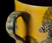 画像をギャラリービューアに読み込む, 伊藤北斗 釉刻色絵金銀彩 珈琲呑