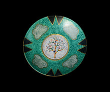 画像をギャラリービューアに読み込む, 伊藤北斗 釉刻色絵金銀彩 珈琲呑 -Raccoon-