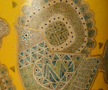 画像をギャラリービューアに読み込む, 伊藤北斗 釉刻色絵金銀彩 広口壺