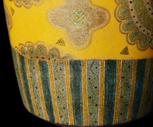 画像をギャラリービューアに読み込む, 伊藤北斗 釉刻色絵金銀彩 広口壺