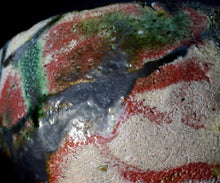 画像をギャラリービューアに読み込む, 吉見螢石 窯変須恵茶盌 銘「錦秋」