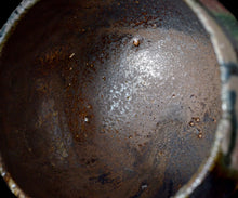 画像をギャラリービューアに読み込む, 吉見螢石 窯変須恵茶盌 銘「錦秋」