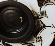 画像をギャラリービューアに読み込む, 多田幸史 幾何紋金白金銀彩茶碗 Progressive