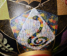 画像をギャラリービューアに読み込む, 伊藤北斗 釉刻色絵金銀彩 茶碗