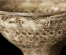 画像をギャラリービューアに読み込む, 小林勇超 信楽印花文馬上杯