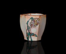 画像をギャラリービューアに読み込む, 村松道 銹朽手 向日葵文六角酒呑