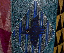 画像をギャラリービューアに読み込む, 伊藤北斗 釉刻色絵金銀彩 面取筒茶盌 -象-