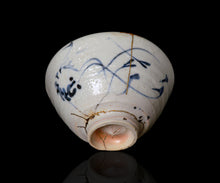 画像をギャラリービューアに読み込む, マイケルマルティノ 泉山染付井戸型金継ぎ茶盌