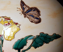 画像をギャラリービューアに読み込む, 村松道 銹朽手 薔薇と蝶の花瓶