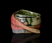 画像をギャラリービューアに読み込む, アーグネスフス 七彩茶盌 うねり