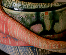 画像をギャラリービューアに読み込む, アーグネスフス 七彩茶盌 うねり