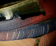 画像をギャラリービューアに読み込む, アーグネスフス 七彩茶盌 うねり