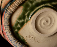 画像をギャラリービューアに読み込む, アーグネスフス 七彩茶盌 うねり