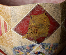 画像をギャラリービューアに読み込む, 伊藤北斗 釉刻色絵金銀彩 茶碗