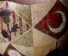 画像をギャラリービューアに読み込む, 伊藤北斗 釉刻色絵金銀彩 茶碗