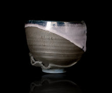 画像をギャラリービューアに読み込む, 加藤真美 フロスト釉茶碗 銘「花嵐」