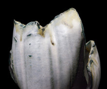 画像をギャラリービューアに読み込む, 加藤真美 フロスト釉 黒磁花入