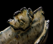 画像をギャラリービューアに読み込む, 加藤真美 フロスト釉 黒酒盃B