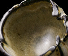 画像をギャラリービューアに読み込む, 加藤真美 フロスト釉 黒酒盃A