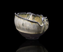 画像をギャラリービューアに読み込む, 加藤真美 フロスト釉 黒磁片口