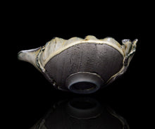 画像をギャラリービューアに読み込む, 加藤真美 フロスト釉 黒磁片口