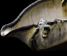 画像をギャラリービューアに読み込む, 加藤真美 フロスト釉 黒磁片口