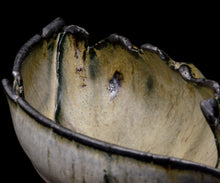 画像をギャラリービューアに読み込む, 加藤真美 フロスト釉 黒磁片口