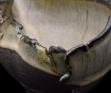 画像をギャラリービューアに読み込む, 加藤真美 フロスト釉 黒磁片口